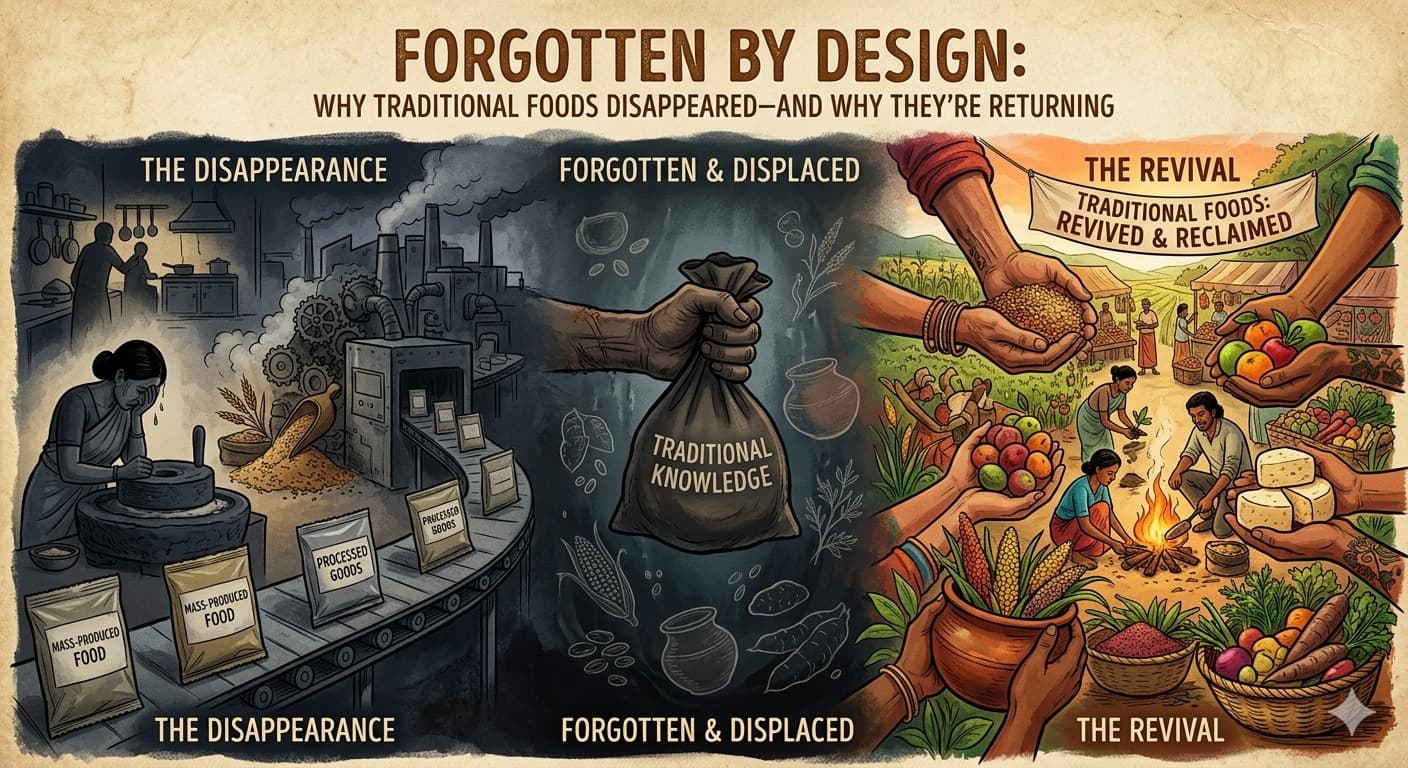 Forgotten by Design: Why Traditional Foods Disappeared—and Why They’re Returning